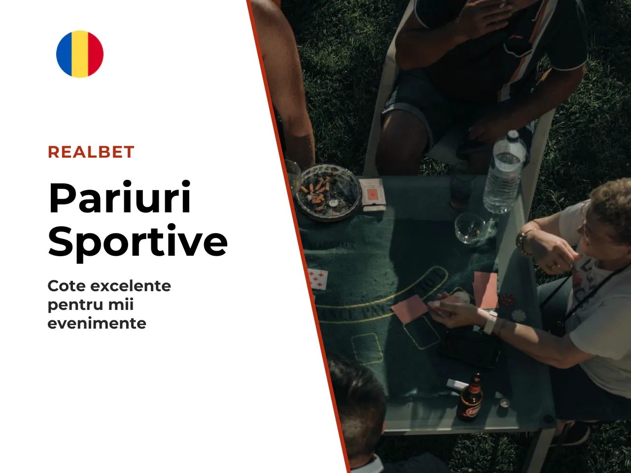 Pariuri sportive pe Realbet cote, tipuri