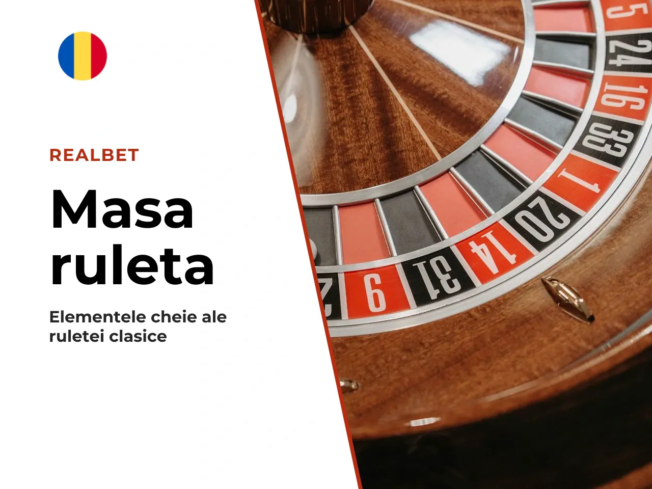 Componentele fizice ale mesei de ruletă