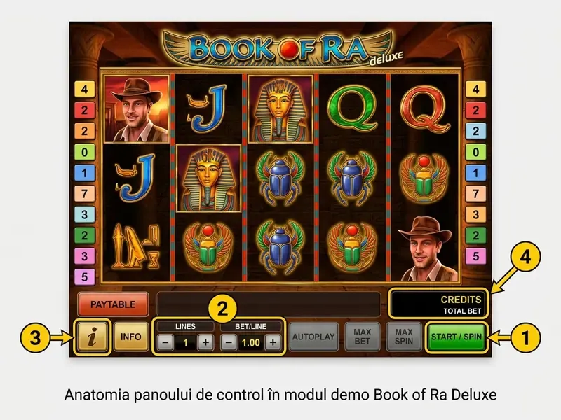 book of ra deluxe demo interfata joc