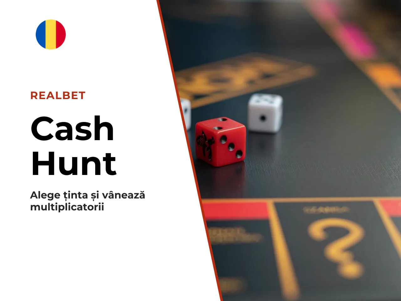 Cash Hunt alegerea țintei pe ecranul