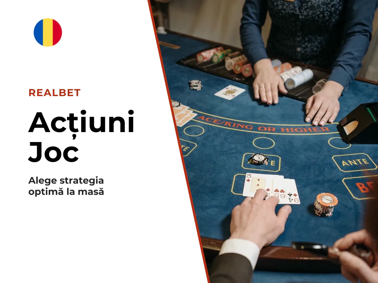 Acțiunile principale ale jucătorului la masă