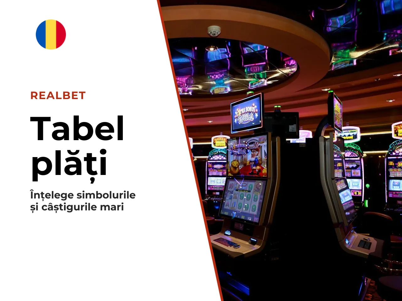 Simboluri și tablou de plăți paytable